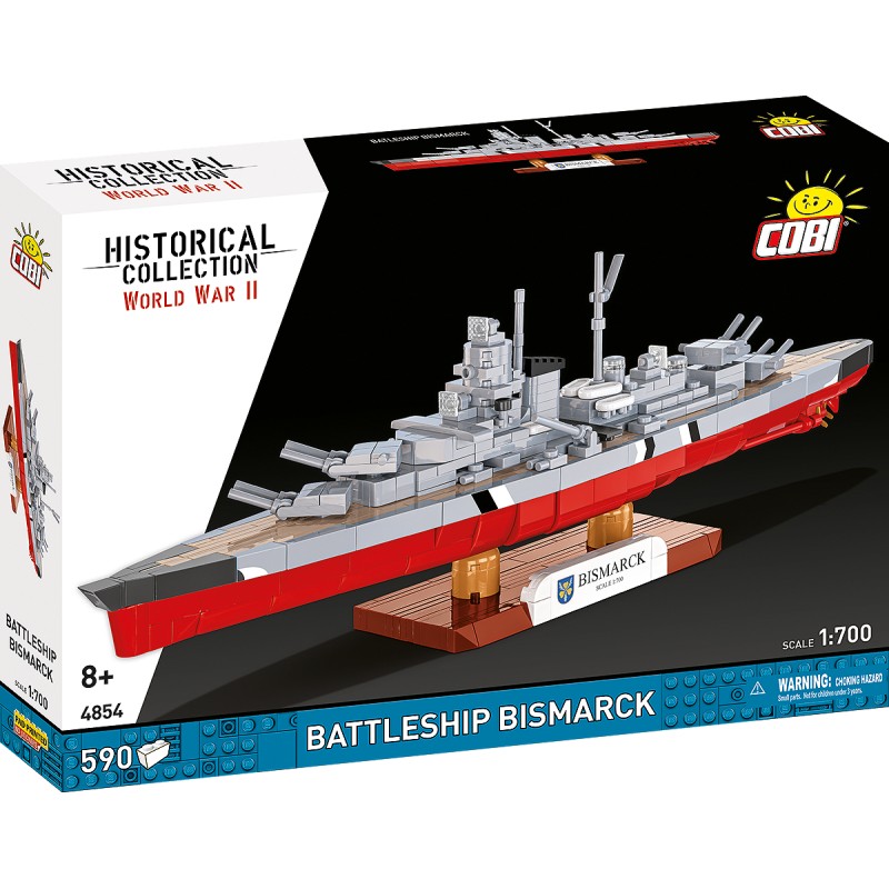 Cobi 4854 - Historical Collection - WW II - Battleship Bismarck 1:700