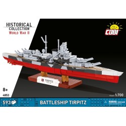 Cobi 4853 - Historical Collection - WW II - Battleship Tirpitz 1:700