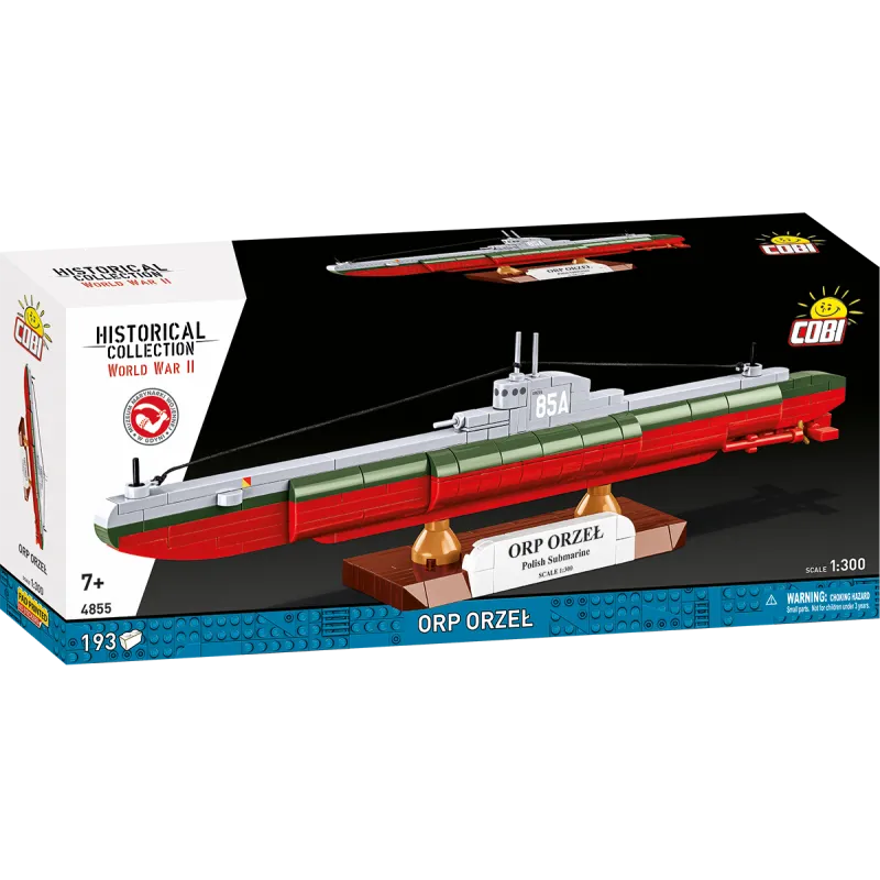 Cobi 4855 - Historical Collection - WW II - Orp Orzel 1:300