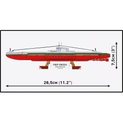 Cobi 4855 - Historical Collection - WW II - Orp Orzel 1:300