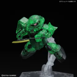 Bandai Model Kit SD Cross Silhouette - Zaku II Clear Color Limited ed.
