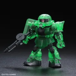 Bandai Model Kit SD Cross Silhouette - Zaku II Clear Color Limited ed.