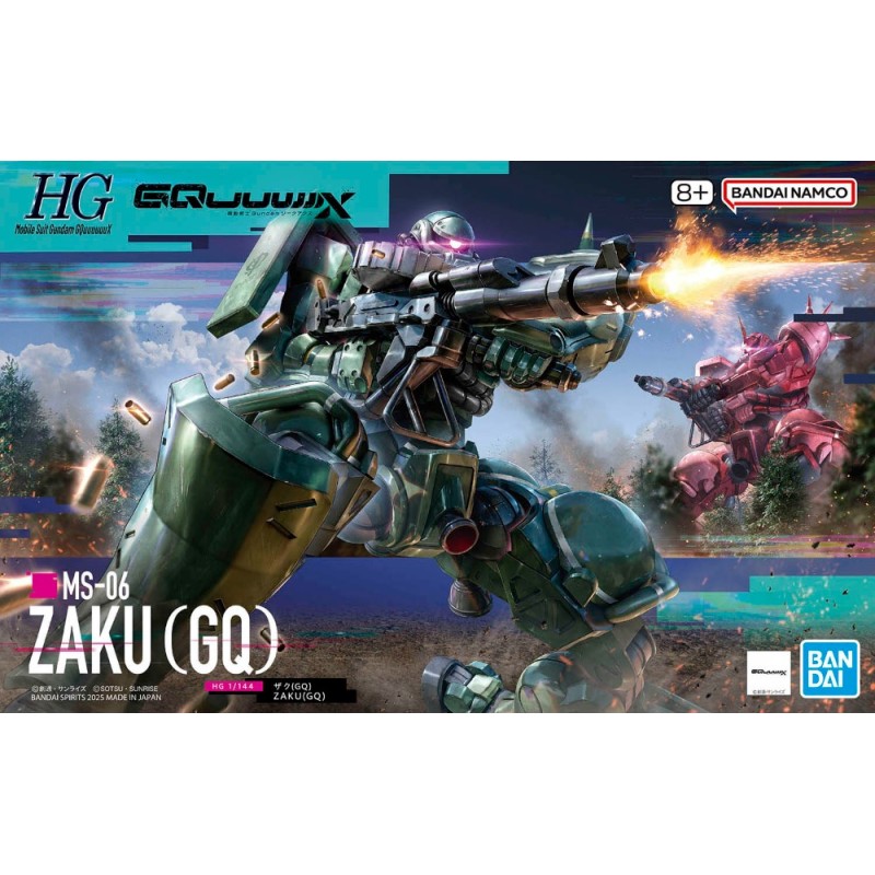 Bandai Model Kit HG GQuuujjjx Zaku (GQ) MS-06