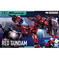 Bandai Model Kit HG GQuuujjjx Red Gundam gMs-a