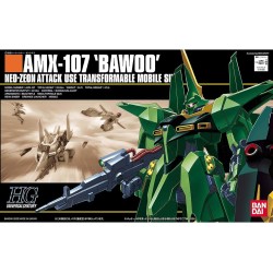 Bandai Model Kit - HG Bawoo Neo-Zeon Attack Use Trasformable Mobile Suit AMX-107