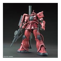 Bandai Model Kit - HG MS-06S Zaku II (Red Comet  Ver.)