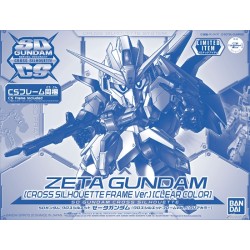 Bandai Model Kit SD Cross Silhouette - Zeta Gundam Cristal Color Limited ed.