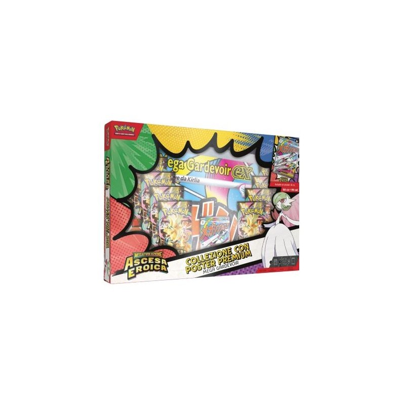 Pokemon - Megaevoluzione - Ascesa Eroica - Collezione Con Poster Premium Mega Gardevoir