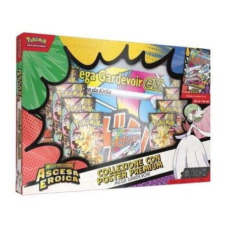 Pokemon - Megaevoluzione - Ascesa Eroica - Collezione Con Poster Premium Mega Gardevoir