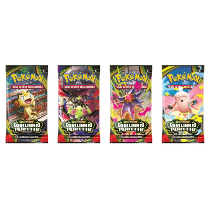 Pokemon - Megaevoluzione Equilibrio Perfetto - Buscitna 10 carte - Booster (1 casuale)