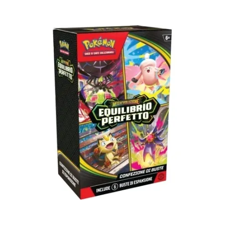 Pokemon - Megaevoluzione Equilibrio Perfetto - Box 6 bustine da 10 carte