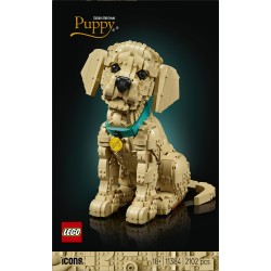 LEGO ICONS 11384 Cucciolo di Golden Retriever