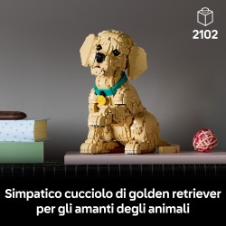 LEGO ICONS 11384 Cucciolo di Golden Retriever