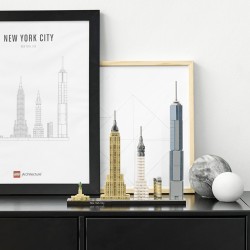 LEGO Architecture 21028 New York City - USATO CON SCATOLA ED ISTRUZIONI