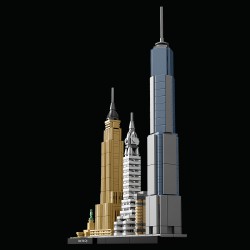 LEGO Architecture 21028 New York City - USATO CON SCATOLA ED ISTRUZIONI