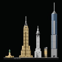 LEGO Architecture 21028 New York City - USATO CON SCATOLA ED ISTRUZIONI