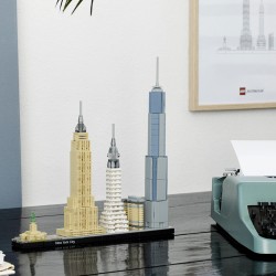 LEGO Architecture 21028 New York City - USATO CON SCATOLA ED ISTRUZIONI