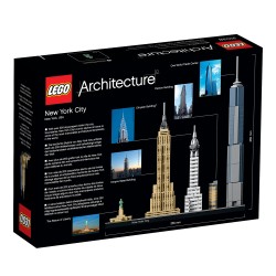LEGO Architecture 21028 New York City - USATO CON SCATOLA ED ISTRUZIONI