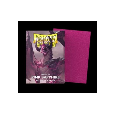 Dragon Shield - 100 Bustine Standard - Pink Sapphire Matte Sparkles