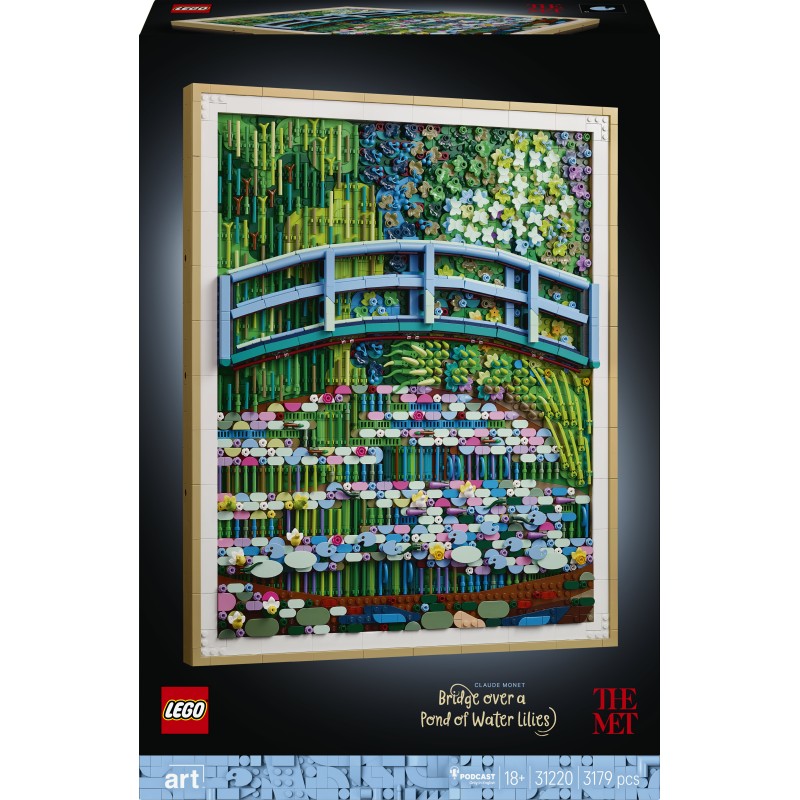 LEGO ART 31220 Claude Monet - Lo stagno delle ninfee