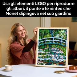 LEGO ART 31220 Claude Monet - Lo stagno delle ninfee