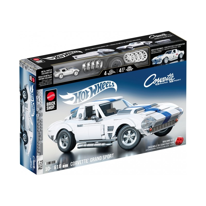 Mattel Brick Shop - Hotweels - Corvette Gran Sport