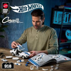 Mattel Brick Shop - Hotwheels - Corvette Gran Sport