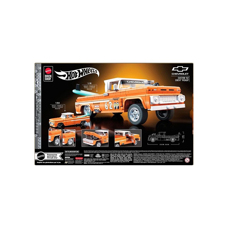 Mattel Brick Shop - Hotweels - Custom '62 Chevy Pickup