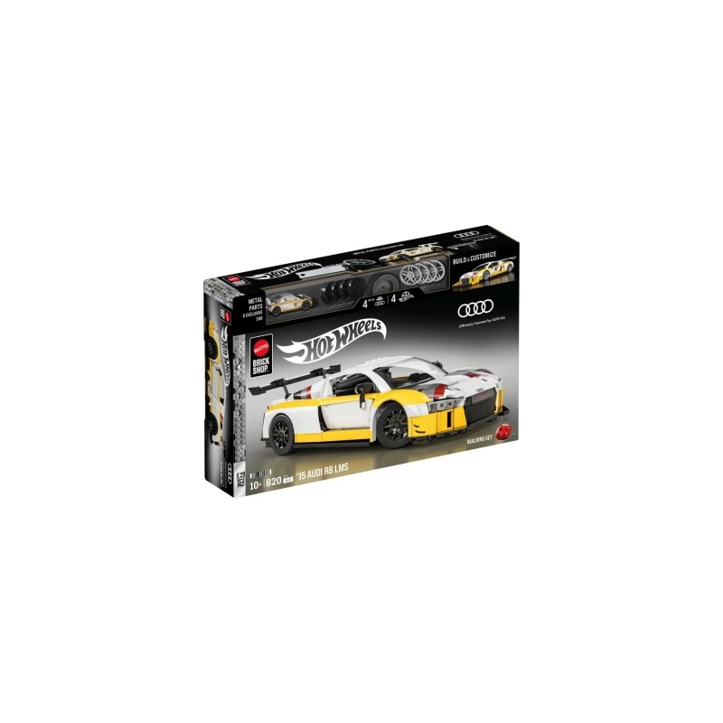 Mattel Brick Shop - Hotwheels -'15 Audi R8 LMS