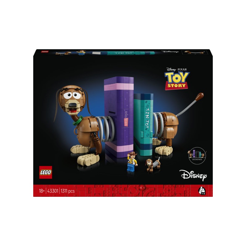 LEGO Disney 43301 Fermalibri di Slinky Toy Story