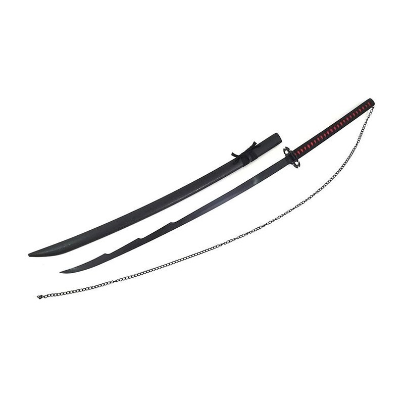 Katana Non Affilata Replica Bleach Ichigo Kurosaki Bankai Fullbring SH543.55