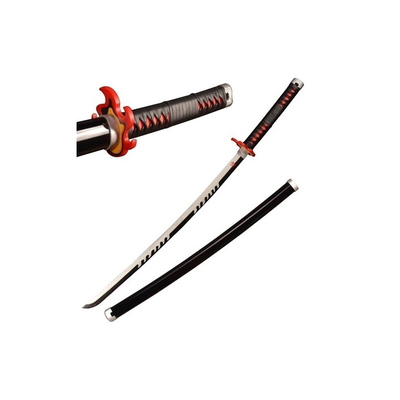 Katana Non Affilata Demon Slayer Tanjiro Kamado Nera FL2107.55