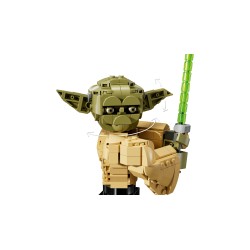 LEGO Star Wars 75438 Busto di Yoda, Kit di Modellismo per Adulti con Spada Laser e Minifigure da Collezione, Regalo per Fan