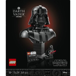 LEGO Star Wars 75439 Busto di Darth Vader, Kit di Modellismo per Adulti, Minifigure da Collezione, Regalo Fai da Te per Fan