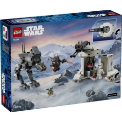 LEGO Star Wars 75444 Attacco dell’AT-RT, Giocattolo con Walker, Torre, Minifigure di Mandaloriano, Figura di Grogu, Regalo 7+