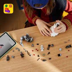 LEGO Star Wars 75444 Attacco dell’AT-RT, Giocattolo con Walker, Torre, Minifigure di Mandaloriano, Figura di Grogu, Regalo 7+