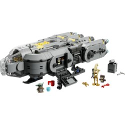 LEGO Star Wars 75445 Astronave Anzellan, Modellino Ispirato a The Mandalorian e Grogu, 3 Personaggi e Laboratorio, Regalo 9+