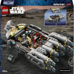 LEGO Star Wars 75445 Astronave Anzellan, Modellino Ispirato a The Mandalorian e Grogu, 3 Personaggi e Laboratorio, Regalo 9+