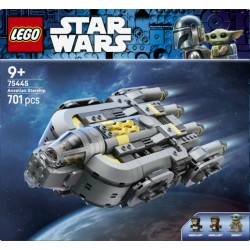 LEGO Star Wars 75445 Astronave Anzellan, Modellino Ispirato a The Mandalorian e Grogu, 3 Personaggi e Laboratorio, Regalo 9+