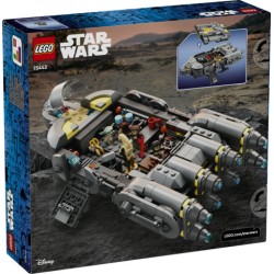 LEGO Star Wars 75445 Astronave Anzellan, Modellino Ispirato a The Mandalorian e Grogu, 3 Personaggi e Laboratorio, Regalo 9+