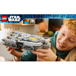 LEGO Star Wars 75445 Astronave Anzellan, Modellino Ispirato a The Mandalorian e Grogu, 3 Personaggi e Laboratorio, Regalo 9+