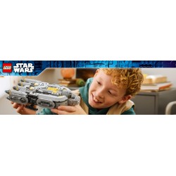 LEGO Star Wars 75445 Astronave Anzellan, Modellino Ispirato a The Mandalorian e Grogu, 3 Personaggi e Laboratorio, Regalo 9+