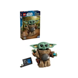 LEGO Star Wars 75446 Grogu (Apprendista Mandaloriano), Giocattolo con Armatura Beskar, Decorazione Regalo per Bambini da 10+