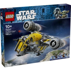 LEGO Star Wars 75447 Razor Crest, Astronave Giocattolo con 4 Minifigure e Figura Grogu, Regalo di Compleanno per Bambini 10+