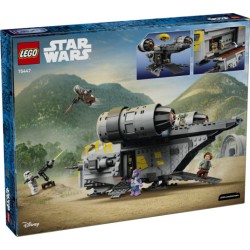 LEGO Star Wars 75447 Razor Crest, Astronave Giocattolo con 4 Minifigure e Figura Grogu, Regalo di Compleanno per Bambini 10+