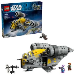 LEGO Star Wars 75447 Razor Crest, Astronave Giocattolo con 4 Minifigure e Figura Grogu, Regalo di Compleanno per Bambini 10+