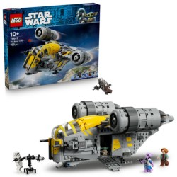 LEGO Star Wars 75447 Razor Crest, Astronave Giocattolo con 4 Minifigure e Figura Grogu, Regalo di Compleanno per Bambini 10+