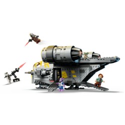 LEGO Star Wars 75447 Razor Crest, Astronave Giocattolo con 4 Minifigure e Figura Grogu, Regalo di Compleanno per Bambini 10+