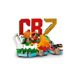 LEGO Editions 43012 Cristiano Ronaldo – Highlights Calcistici, Giocattolo 3D da Esposizione con Minifigure, Regalo 10+ Anni