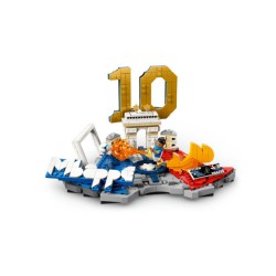 LEGO Editions 43013 Kylian Mbappé – Highlights Calcistici, Giocattolo 3D da Esposizione con Minifigure, Regalo Bambini da 10+